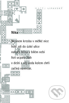 Levně Nika - Matěj Lipavský - kniha z kategorie Poézia