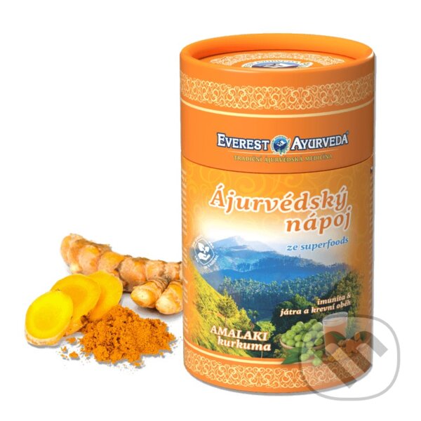 Kávy a čaje: Amalaki nápoj Kurkuma (Everest Ayurveda)