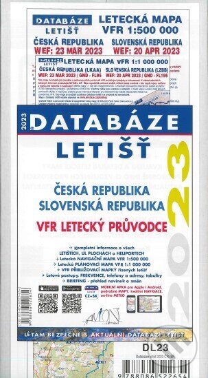 Levně Databáze letišť 2023 (Česká a Slovenská republika / VFR letecký průvodce) - kniha z kategorie Automobily a doprava