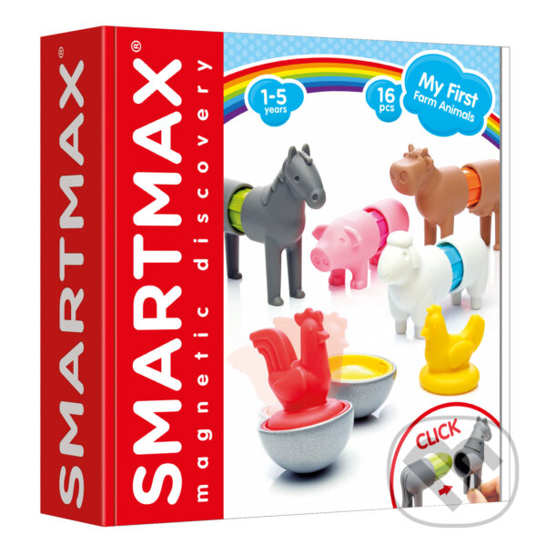 SmartMax - Moje prvé zvieratká z farmy - 16 ks, SmartMax, 2023