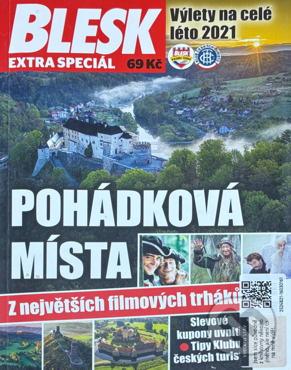 Kniha: Pohádková místa : z největších filmových trháků : výlety na celé léto 2021 (Michal Chytil a Nikola Staňková). , 2021