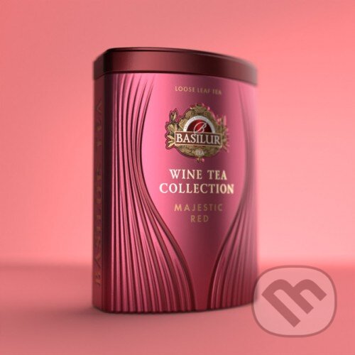 Levně BASILUR Wine Tea Majestic Red plech 75g