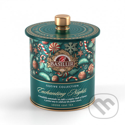 Levně BASILUR Festive Tea Enchanting Nights plech 75g