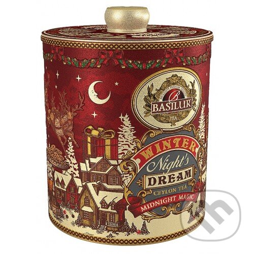 Kávy a čaje: BASILUR Winter Night´s Dream Midnight Magic plech 100g (Bio - Racio). Bio - Racio, 2023
