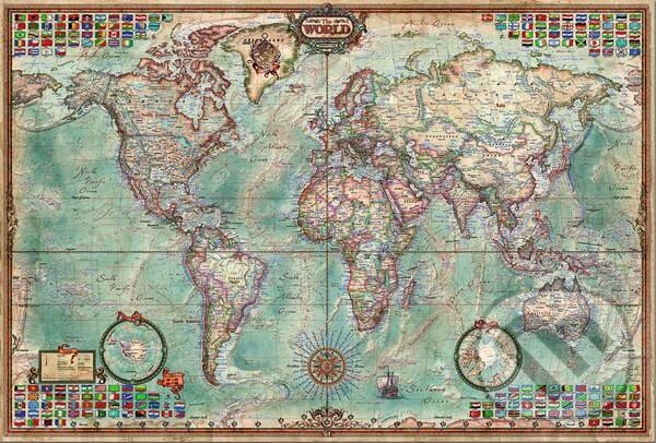 Levně The worlde executive map - puzzle z kategorie Ostatné
