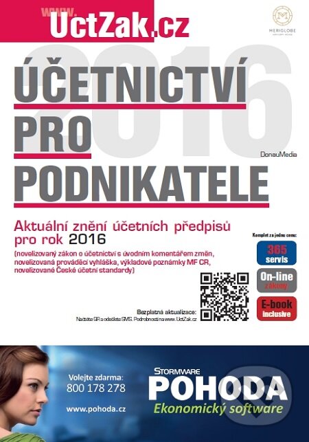 E-kniha: Účetnictví pro podnikatele 2016 (Autorský kolektív). DonauMedia, 2016