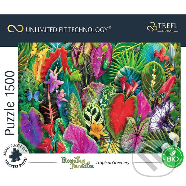 Puzzle: Trefl Puzzle 1500 UFT - Tropická zeleň (Trefl). Trefl, 2023