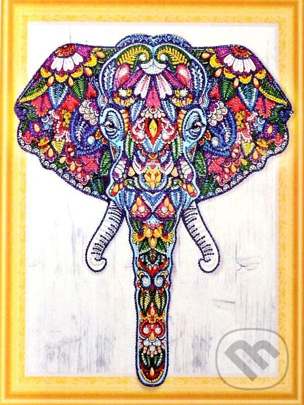 Levně Diamantový obrázek 7D - Slon 30x40cm