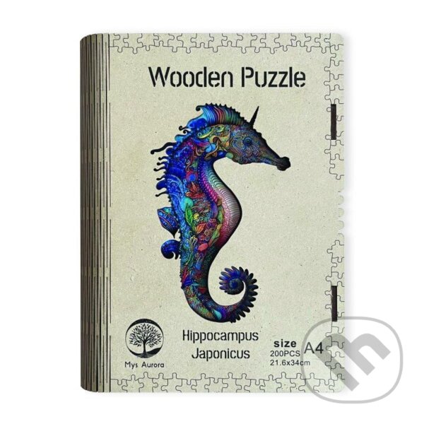 Epee Wooden puzzle Hippocampus Japonicus A4