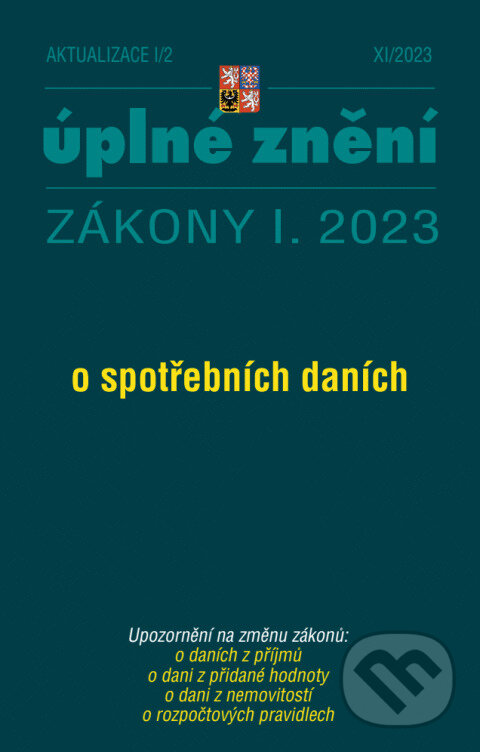 Levně Aktualizace I/2 - o spotřebních daních