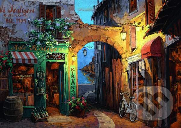 Levně Alley next to Lake Como - Sam Park - puzzle z kategorie Umelecké