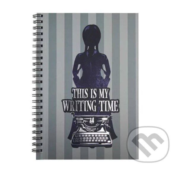 Levně Wednesday Zápisník krúžkový - This Is My Writing Time