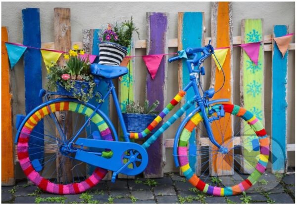 Levně My Beautiful Colorful Bike - puzzle z kategorie Umelecké