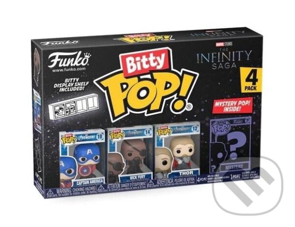 Levně Funko Bitty POP: Marvel - Capt. America (4pack)
