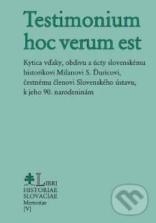 Levně Testimonium hoc verum est - kniha z kategorie Beletria