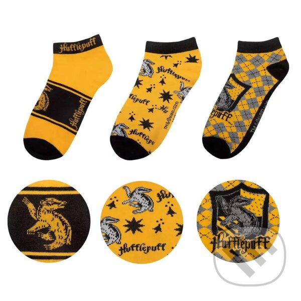 Levně Kotníkové ponožky Harry Potter - Bifľomor (3 páry)