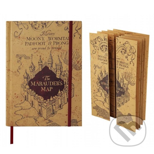 Zápisník Harry Potter - Záškodnícka mapa (Fantasy). Fantasy, 2023