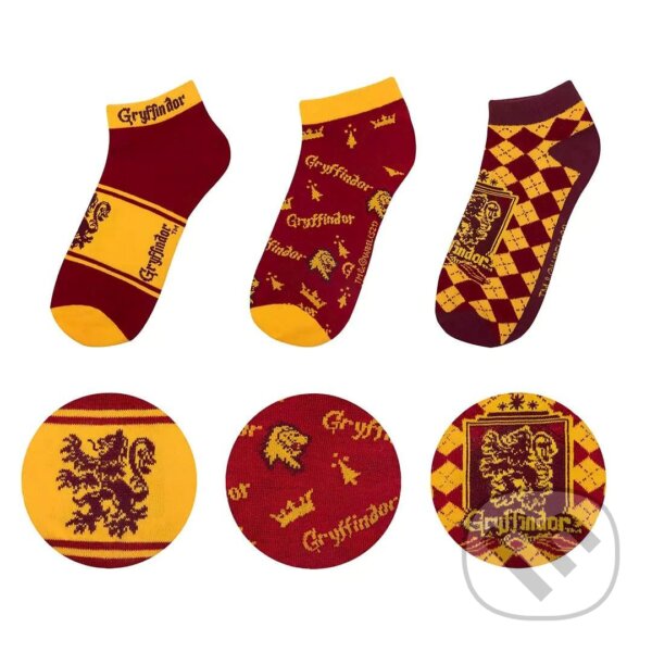 Levně Kotníkové ponožky Harry Potter - Chrabromil (3 páry)