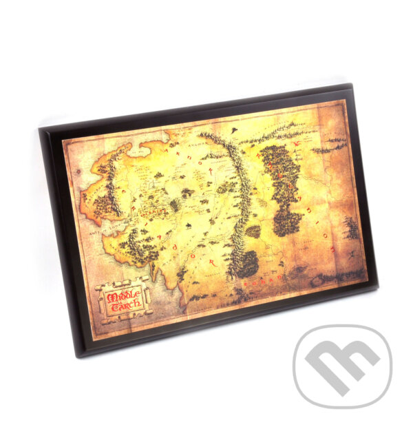 Nástenný obraz - mapa Stredozem (Noble Collection). Noble Collection, 2023