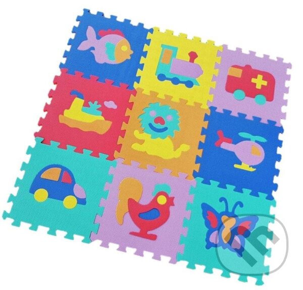 Levně Pěnová puzzle Zvířátka dopravní prostředky - puzzle z kategorie Maxi dieliky