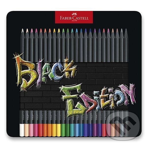 Levně Pastelky Black Edition set plech 24 farebné