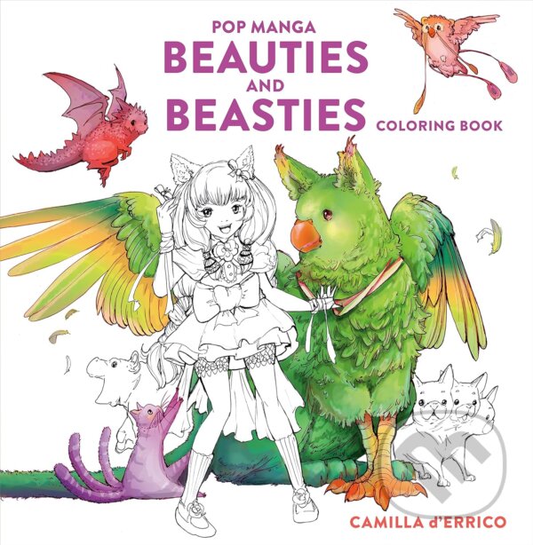 Kniha Pop Manga Beauties and Beasties Coloring Book