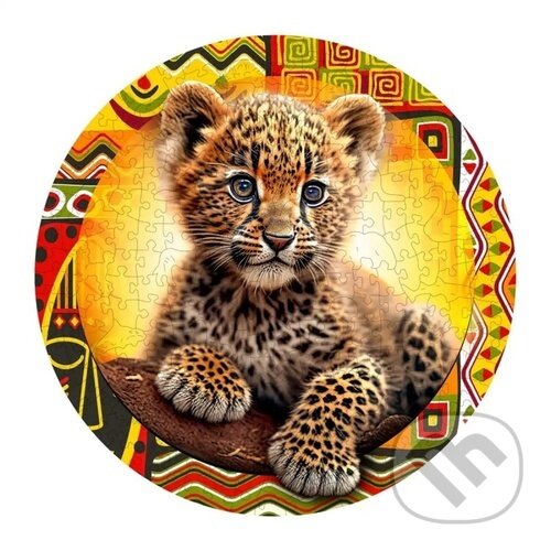 Levně Malý roztomilý leopard, dřevěné - puzzle z kategorie Zvieratá
