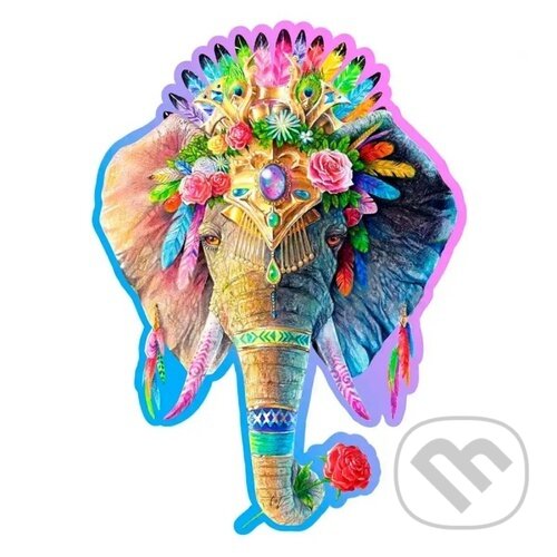 Levně Elegantní slon, dřevěné - puzzle z kategorie Zvieratá