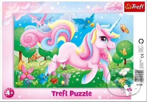 Levně Puzzle Magický svět jednorožců (15 dílků) - puzzle z kategorie 15 – 60 dielikov