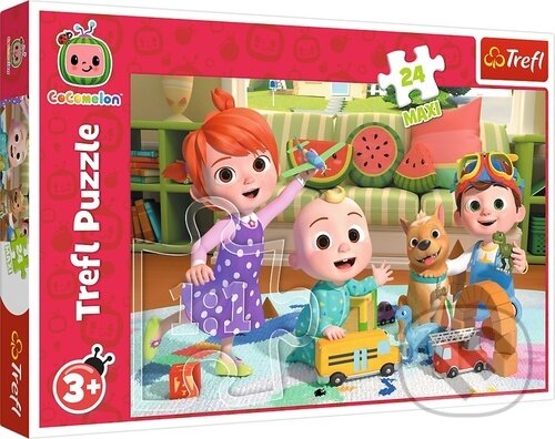 Levně Puzzle Cocomelon: Připraveni na dobrodružství MAXI - puzzle z kategorie 15 – 60 dielikov