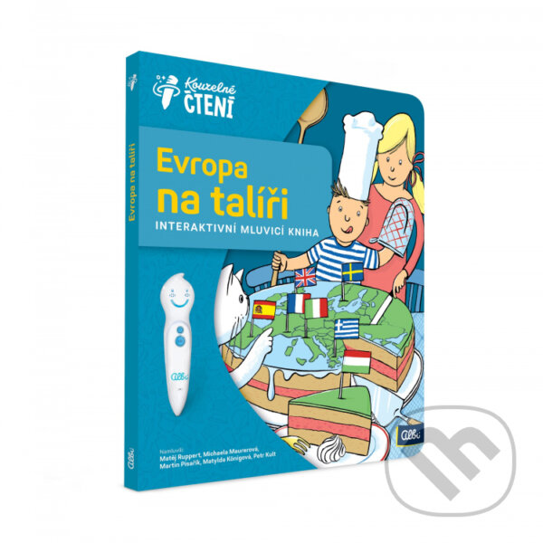Levně Kouzelné čtení: Kniha Evropa na talíři - kniha z kategorie Vzdelávacie hry