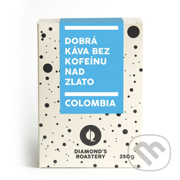 Kávy a čaje: Decaf Kolumbia Popayán (Diamonds Roastery). Diamonds Roastery, 2023