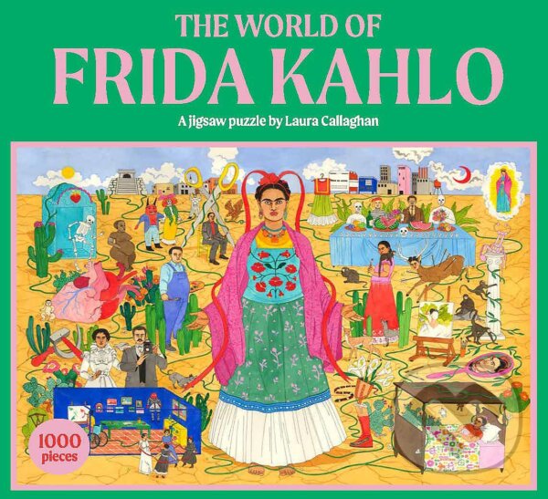 Levně The World of Frida Kahlo - Laura Callaghan (Ilustrátor) - puzzle z kategorie 500 – 1000 dielikov