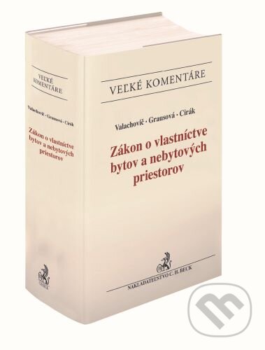 Levně Zákon o vlastníctve bytov a nebytových priestorov (Komentár) - kniha z kategorie Právo