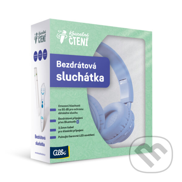 Levně Kouzelné čtení: Bezdrátová sluchátka (modrá) - hra z kategorie Vzdelávacie hry