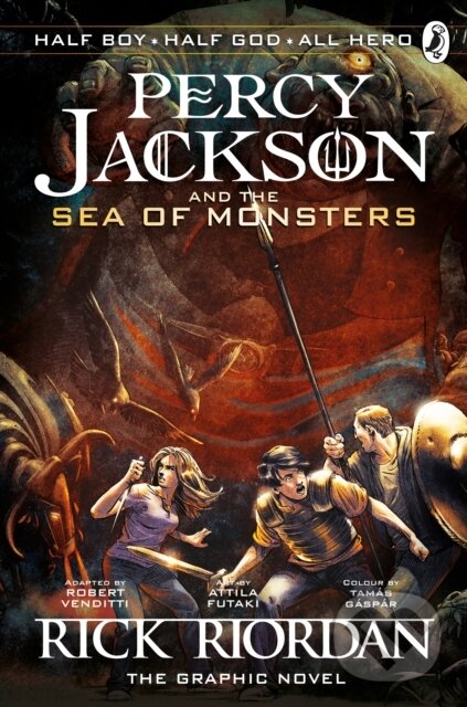 E-kniha: Percy Jackson and The Sea of Monsters (Rick Riordan). Penguin Books, 2014
