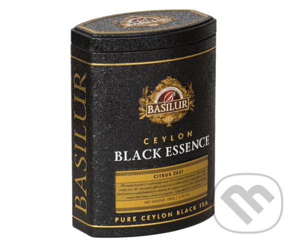 Levně BASILUR Black Essence Citrus Zest plech 100g