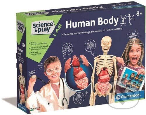 Spoločenská hra: Science & Play – Ľudské telo 2023 (Clementoni)