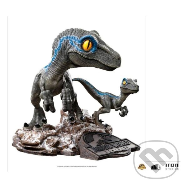 Levně Jurský svet figúrka - Blue and Beta Mini Co 14 cm (Iron Studios)