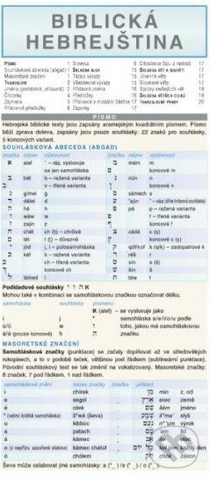 Levně Biblická hebrejština - kniha z kategorie Jazykové učebnice a slovníky