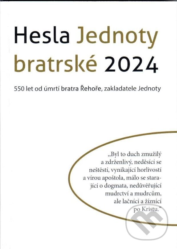Kniha Hesla Jednoty bratrské 2024