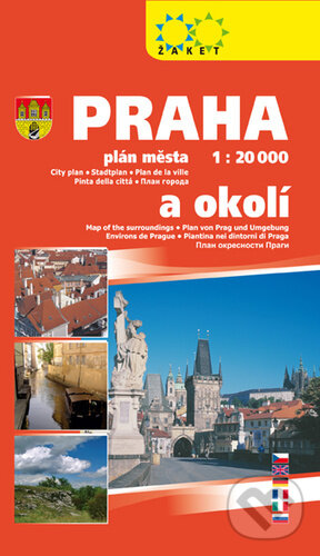 Levně Praha a okolí 1:20T/1:190T (plán města) - kniha z kategorie Mapy Európy