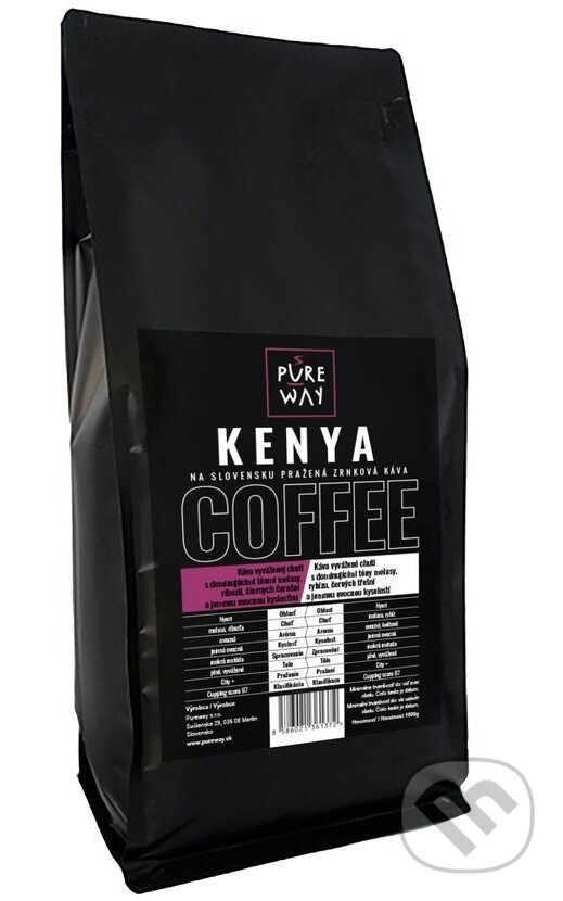 Levně Kenya (zrnková) (odrodová káva zrnková 1000g) - Keňa