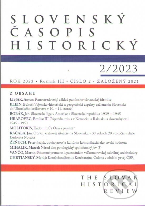 Levně Slovenský časopis historický 2/2023