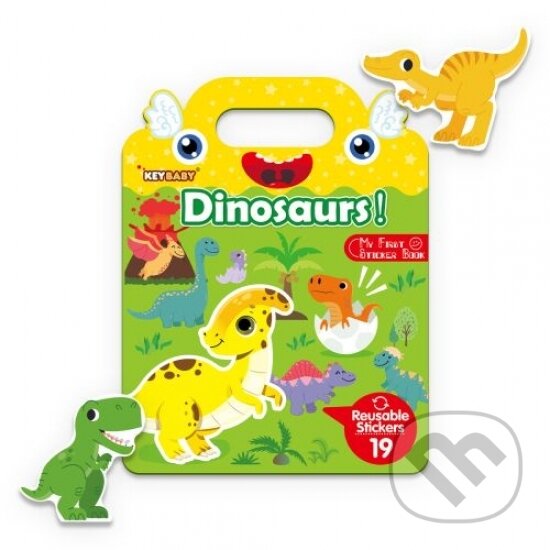 Levně Gumolepky - poznávam dinosaurov - kniha z kategorie Naučné knihy