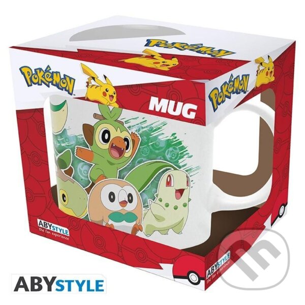 Levně Pokémon Hrnček keramický 320 ml - Grass Partners