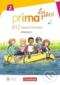 Levně Prima - Los geht's! Band 2 - Arbeitsbuch mit Audio-CD und Stickerbogen - kniha z kategorie Jazykové učebnice a slovníky