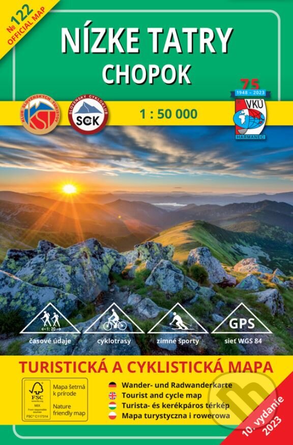 Levně Nízke Tatry-Chopok (Turistická mapa (s aplikáciou CBS Map Explorer))