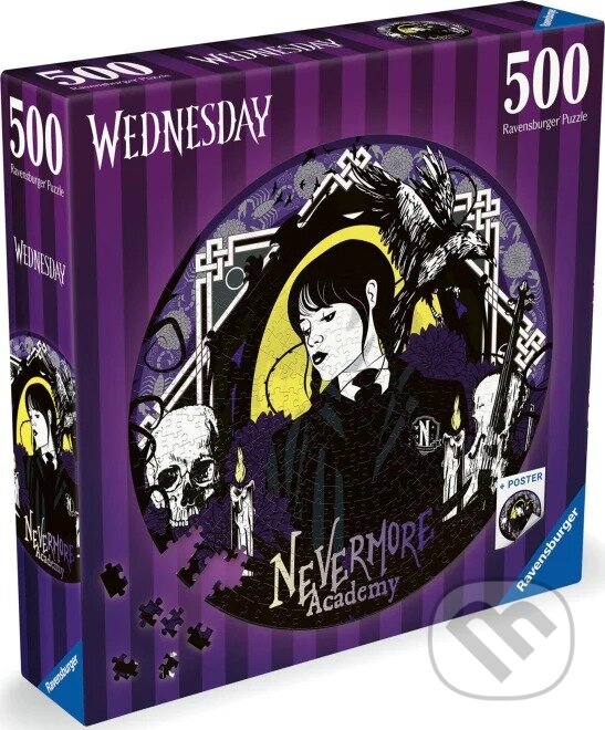 Levně Ravensburger Puzzle kruhové - Wednesday - puzzle z kategorie Ostatné