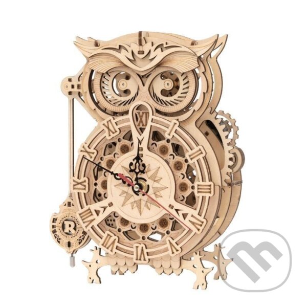 Levně Puzzle 3D Stolní hodiny s časovačem Sova - puzzle z kategorie 3D puzzle